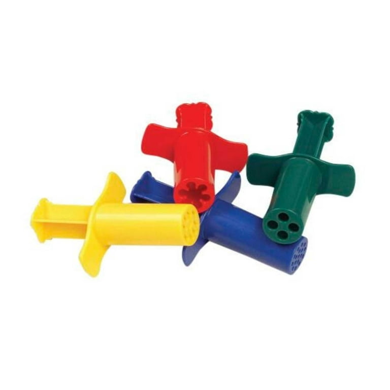 Creativity Street Assorted Designs Dough Extruder Set Assorted Colors Set of 12