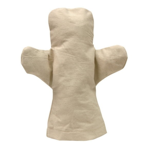 Creativity Street Canvas People Puppets, 9-1/2 x 9-1/2 Inches, Pack of 6