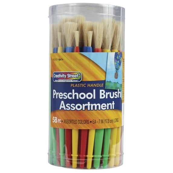 Colossal Paint Brush Assorted, 58 Count