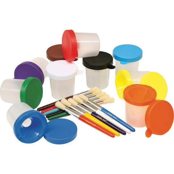 Creativity Street Color-coordinated Painting Set - Art, Painting - 20 / Set - Assorted - Plastic | Bundle of 2 Sets