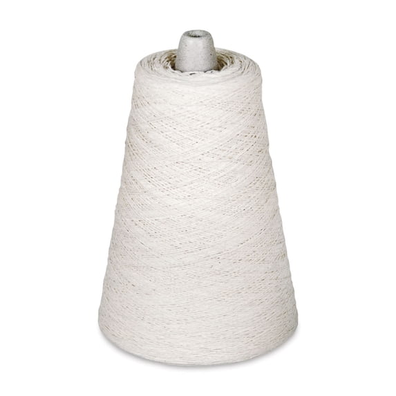 Natural Cotton Warp Yarn, 800 Yards, White
