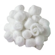 Creativity Street Cotton Decorated Craft Fluff Ball, Yellow, Pack of 100