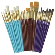 Creativity Street Deluxe Brush Assortment, Assorted Colors & Sizes, 24 Brushes