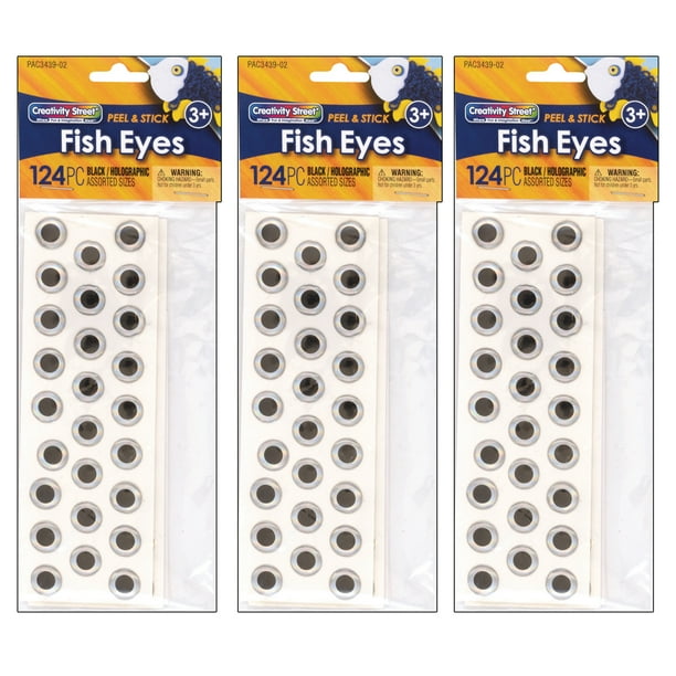 Creativity Street Creativity Street Fish Eyes - Puppet, Art Project, Craft Project - 124 / Pack - Black, Clear Creativity Street Creativity Street Fish Eyes - Puppet, Art Project, Craft Project - 124 / Pack - Black, Clear