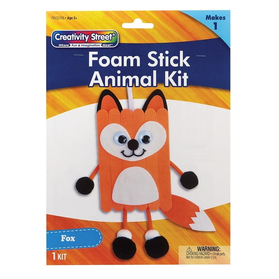 Creativity Street Foam Stick Animal Kit - Fox