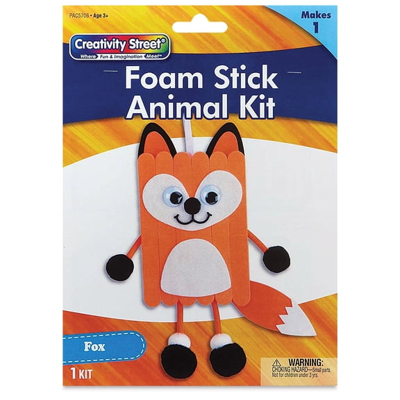 Creativity Street Foam Stick Animal Kit - Fox