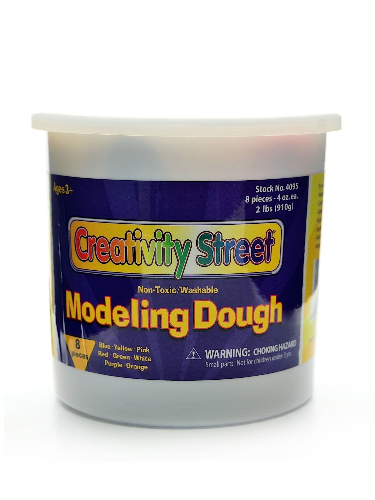 Creativity Street Modeling Dough bucket of 8, assorted, 4 oz. (pack of 2)