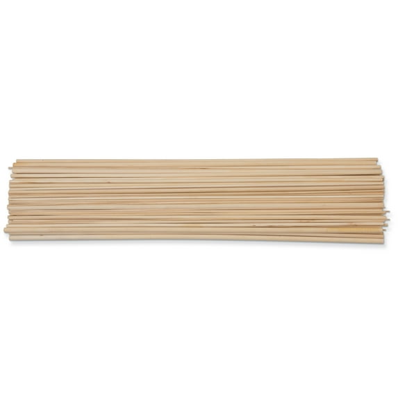 Creativity Street Natural Wood Dowels, 36" Assortment, 111 Count