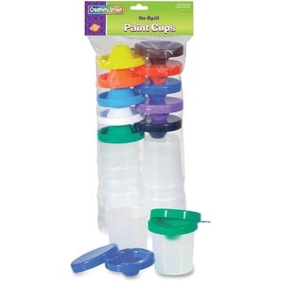 Creativity Street No-Spill Paint Cups Assortment