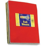 Creativity Street, PAC3904, One Pound Felt Sheets, 30 / Pack, Assorted