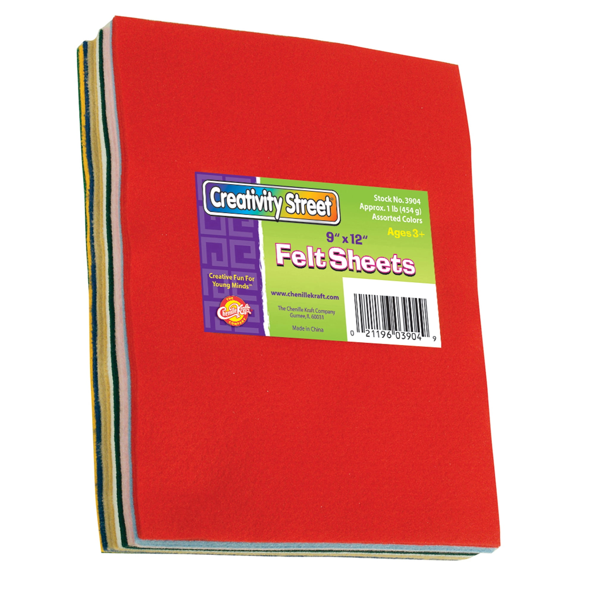 Felt Sheets, 9" x 12", 1 lb.