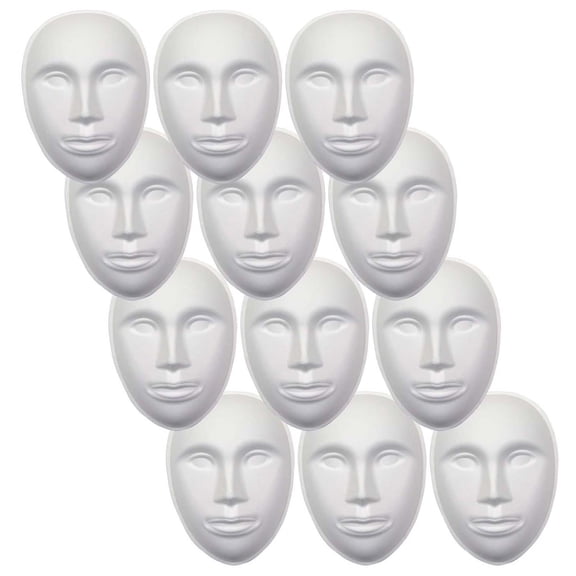 Creativity Street Paperboard Mask, Face, 8" x 5-3/4", Pack of 12