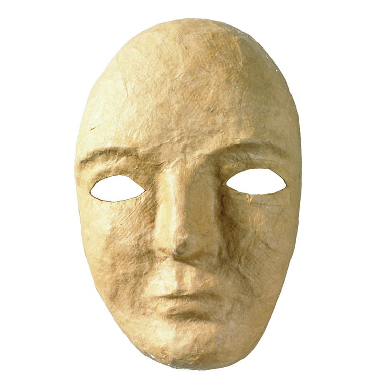 Creativity Street Papier Mache Mask, Full-Mask 