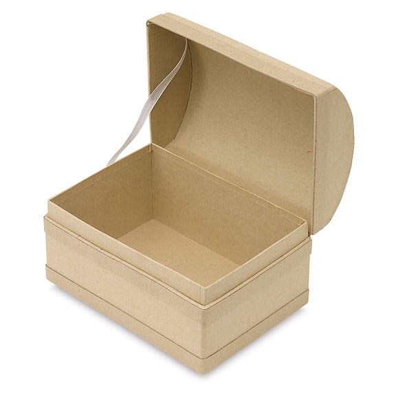 Creativity Street Papier Mache Trunk - 3-3/4" x 3" x 4-7/8"