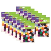 Creativity Street Pom Pons, Bright Hues, 1, 600 Pieces