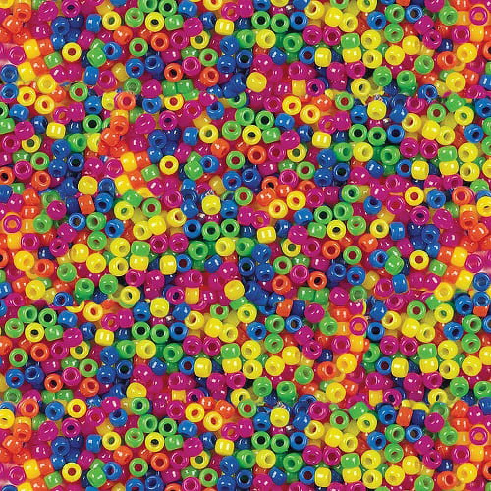 Creativity Street Pony Beads - Beading, Project - Recommended For 3 Year x 236.2 milThickness x 0.4