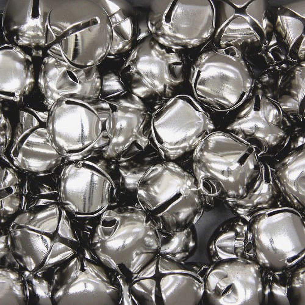 Creativity Street Silver Jingle Bells - Craft Project, Decoration - 72 Piece(s) - 0.59 Creativity Street Silver Jingle Bells - Craft Project, Decoration - 72 Piece(s) - 0.59