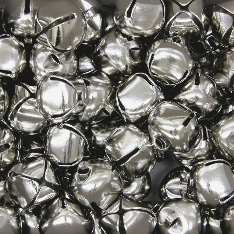 Creativity Street Silver Jingle Bells - Craft Project, Decoration - 72 Piece(s) - 0.59 Creativity Street Silver Jingle Bells - Craft Project, Decoration - 72 Piece(s) - 0.59