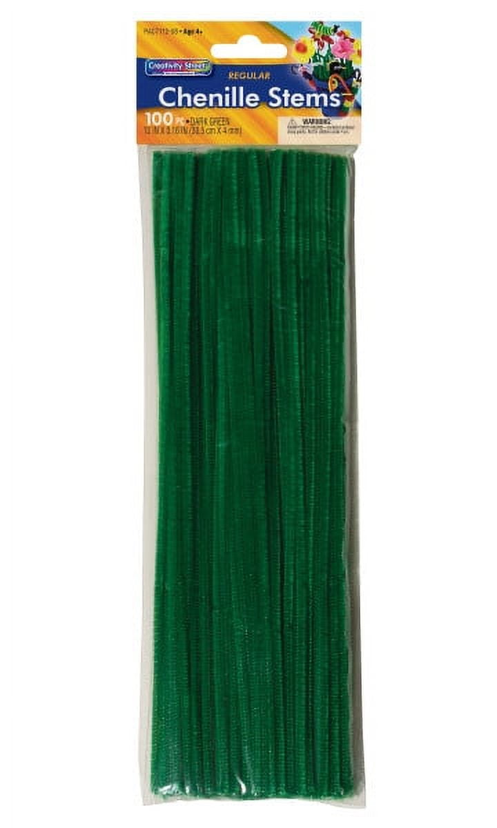 Creativity Street Standard Chenille Stems, 12 Inches, Various Colors, Pack  of 100