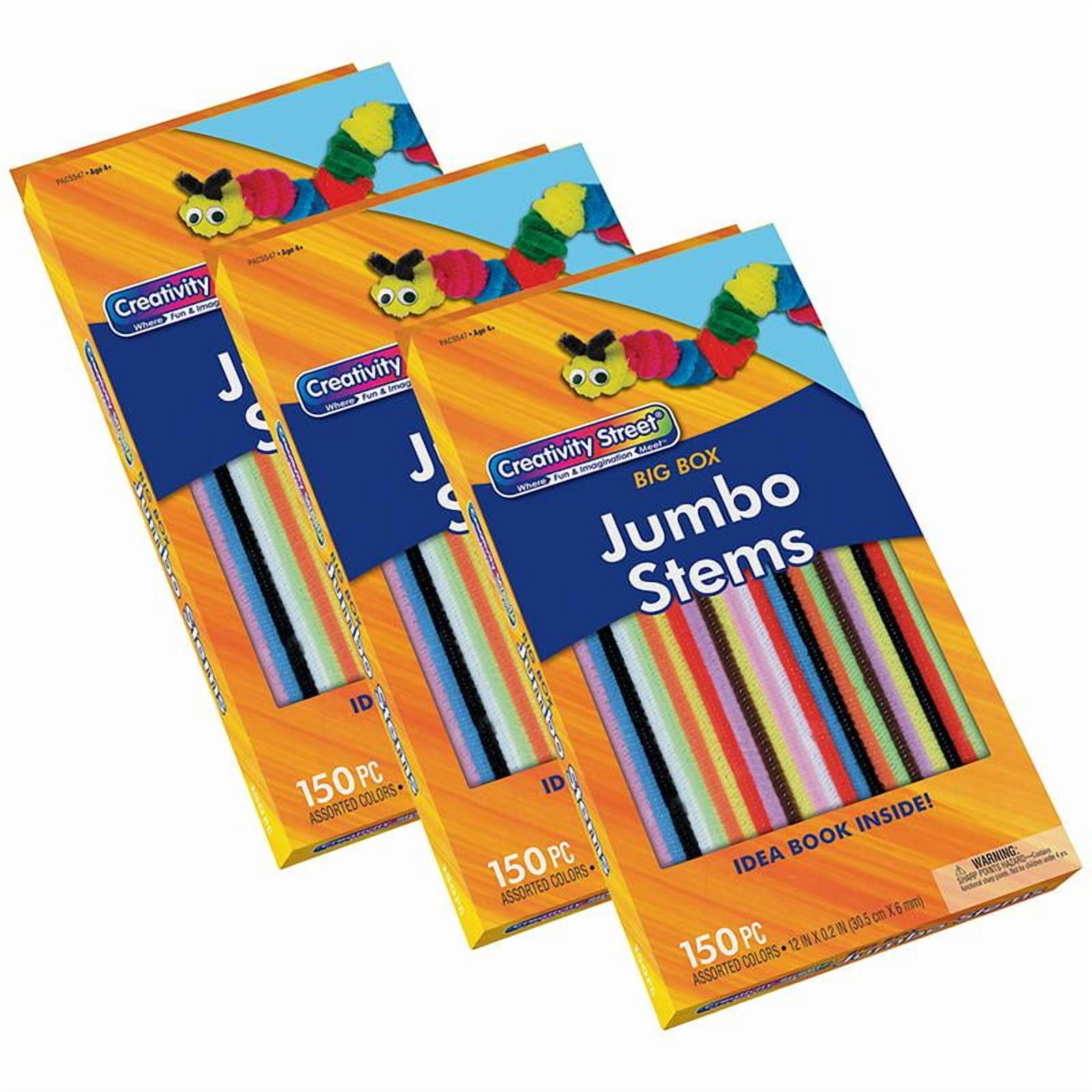 Creativity Street Stem Variety Pack, Big Box, 12" x 6 mm, 450 Count