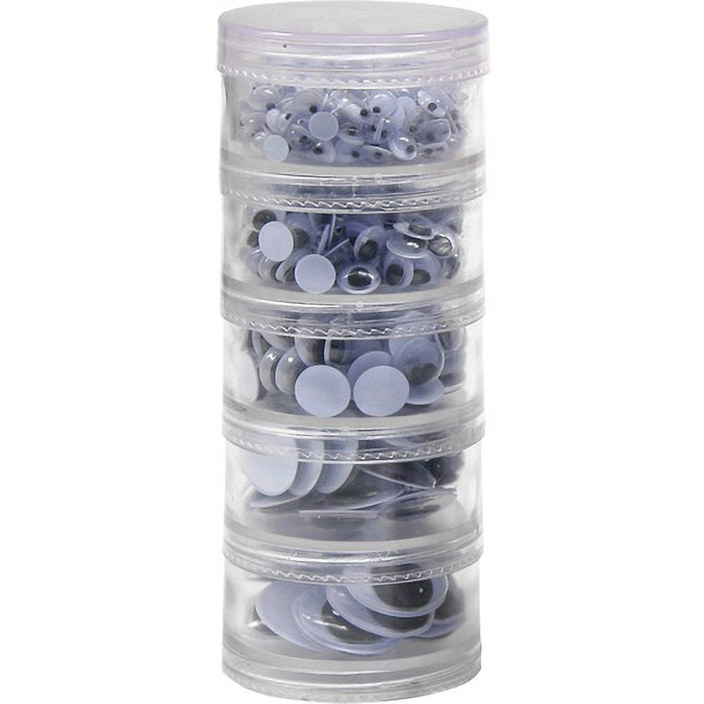 Creativity Street Storage Stacker Wiggle Eyes - Craft - 560 Piece(s) - 560 / Set - Assorted Creativity Street Storage Stacker Wiggle Eyes - Craft - 560 Piece(s) - 560 / Set - Assorted