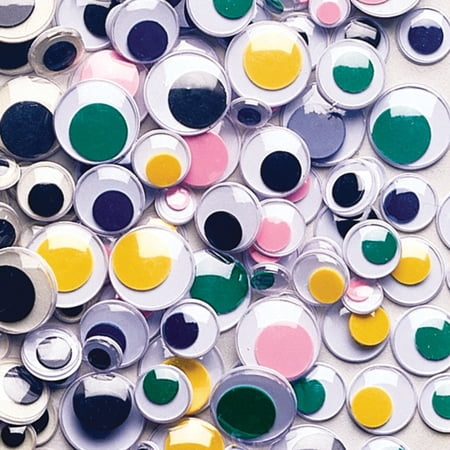 Creativity Street Wiggle Eyes Peel & Stick, Black, 100/Pkg.