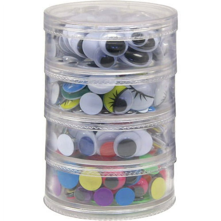 Creativity Street Wiggle Eyes Stackable Storage Jar - Craft Project, Decoration - 400 Piece(s) x 0.28 Creativity Street Wiggle Eyes Stackable Storage Jar - Craft Project, Decoration - 400 Piece(s) x 0.28