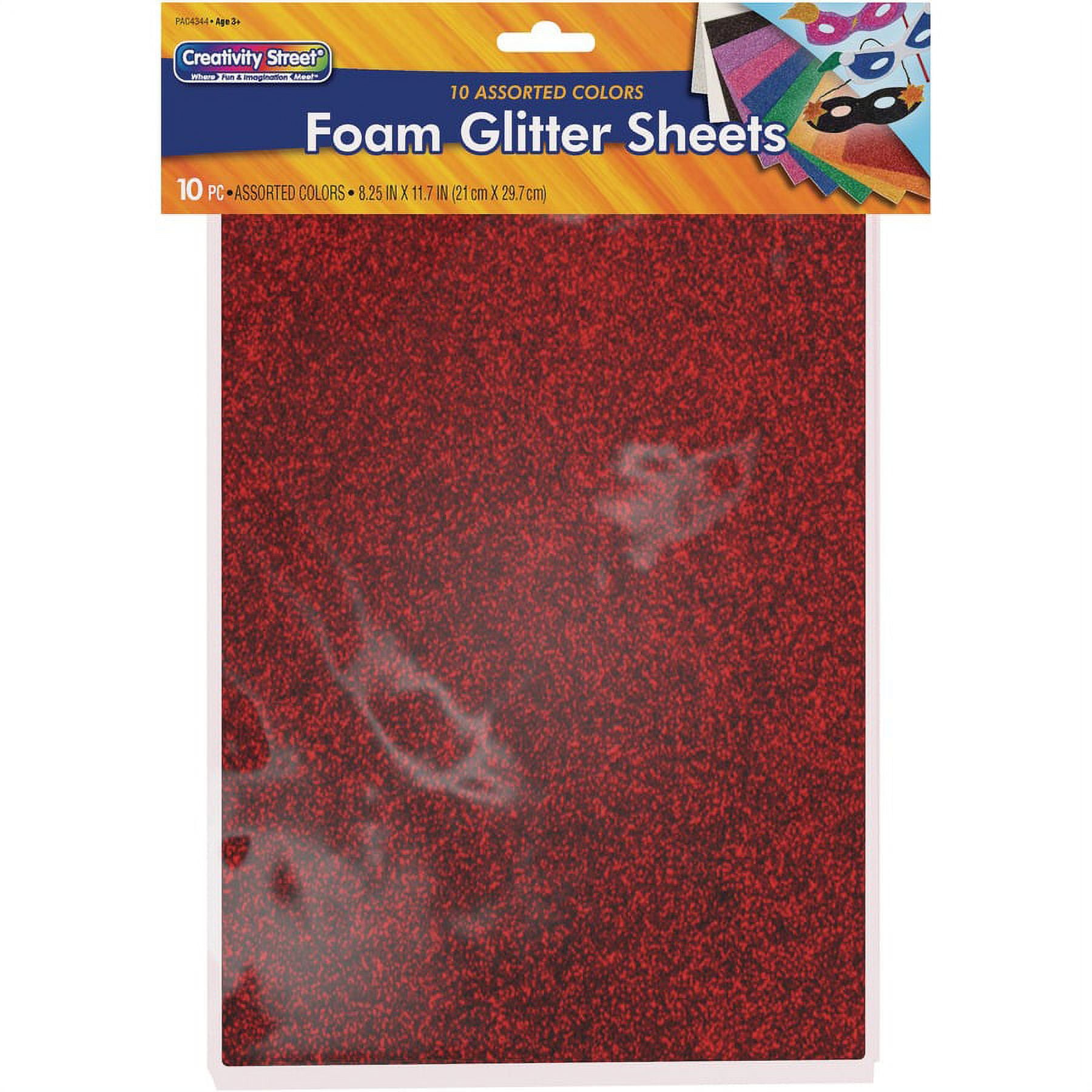 Creativity Street Wonderfoam Glitter Sheets - Art Project, Craft Project - Recommended For 3 Year - 10 Piece(s) - 11.70 Creativity Street Wonderfoam Glitter Sheets - Art Project, Craft Project - Recommended For 3 Year - 10 Piece(s) - 11.70
