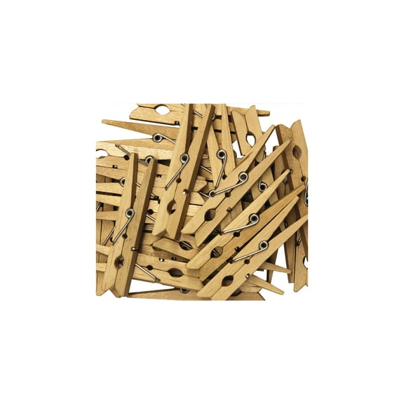 Creativity Street Wood Craft Pins, 2.75", Natural, 24/Pkg.