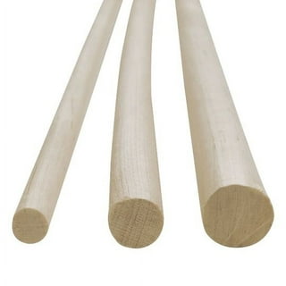 Dowel Rods Wood Sticks Wooden Dowel Rods - 1-1/4 x 36 Inch