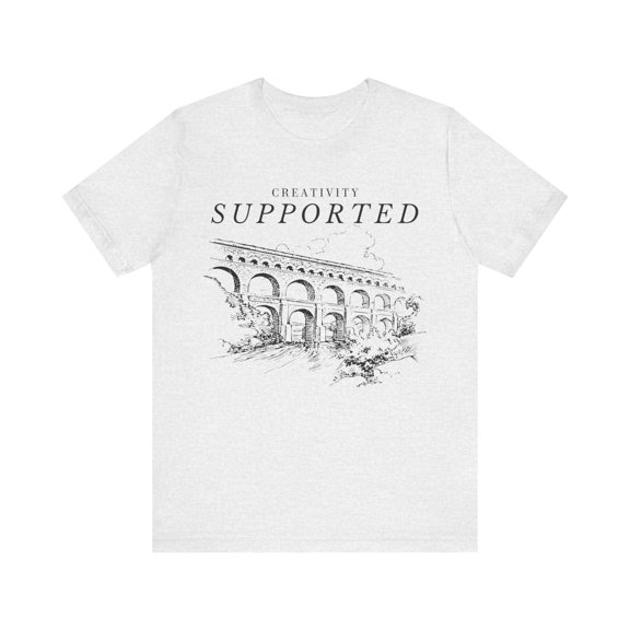 Creativity Supported (Unisex Jersey Short Sleeve T-shirt)- Cre8ta