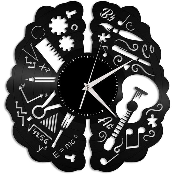 Creativity Vinyl Wall Clock,Vinyl Record Clock Wall Art Handmade Art Home Decorations Art Unique Gift idea