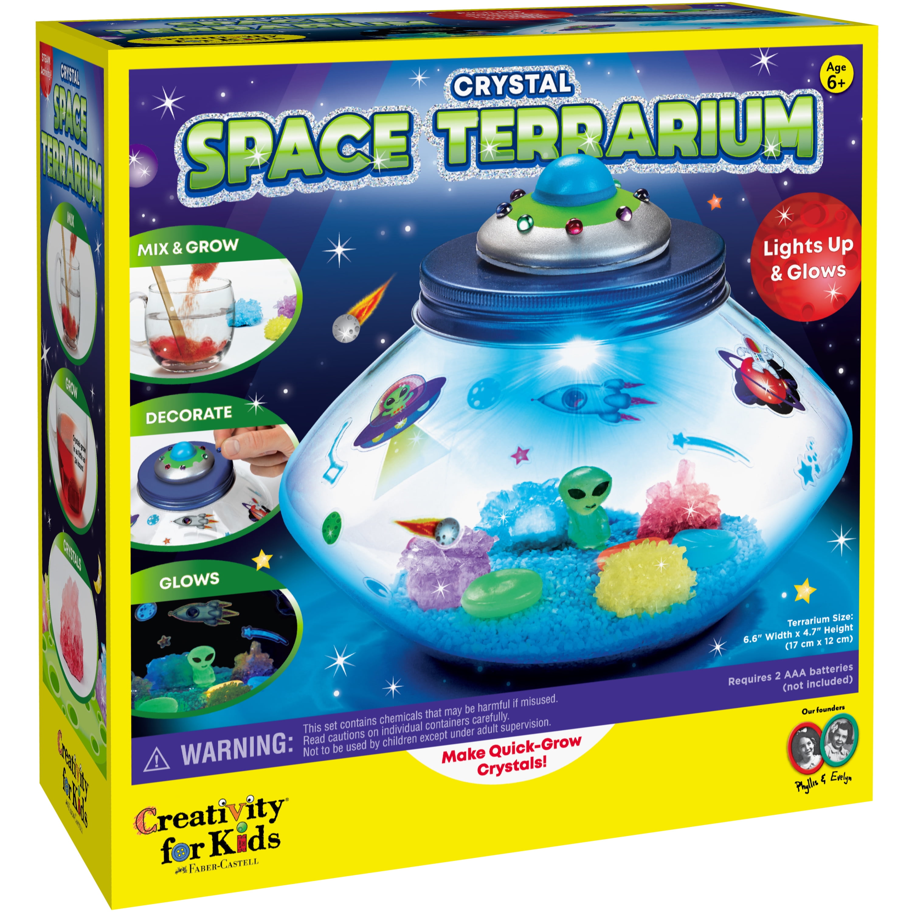Creativity for Kids Crystal Terrarium Kit - Space