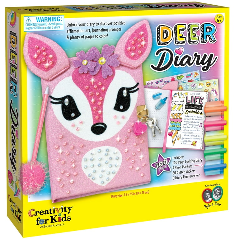TOYLI Unicorn Modeling Clay Kit with Pink Sparkly Foam Beads and
