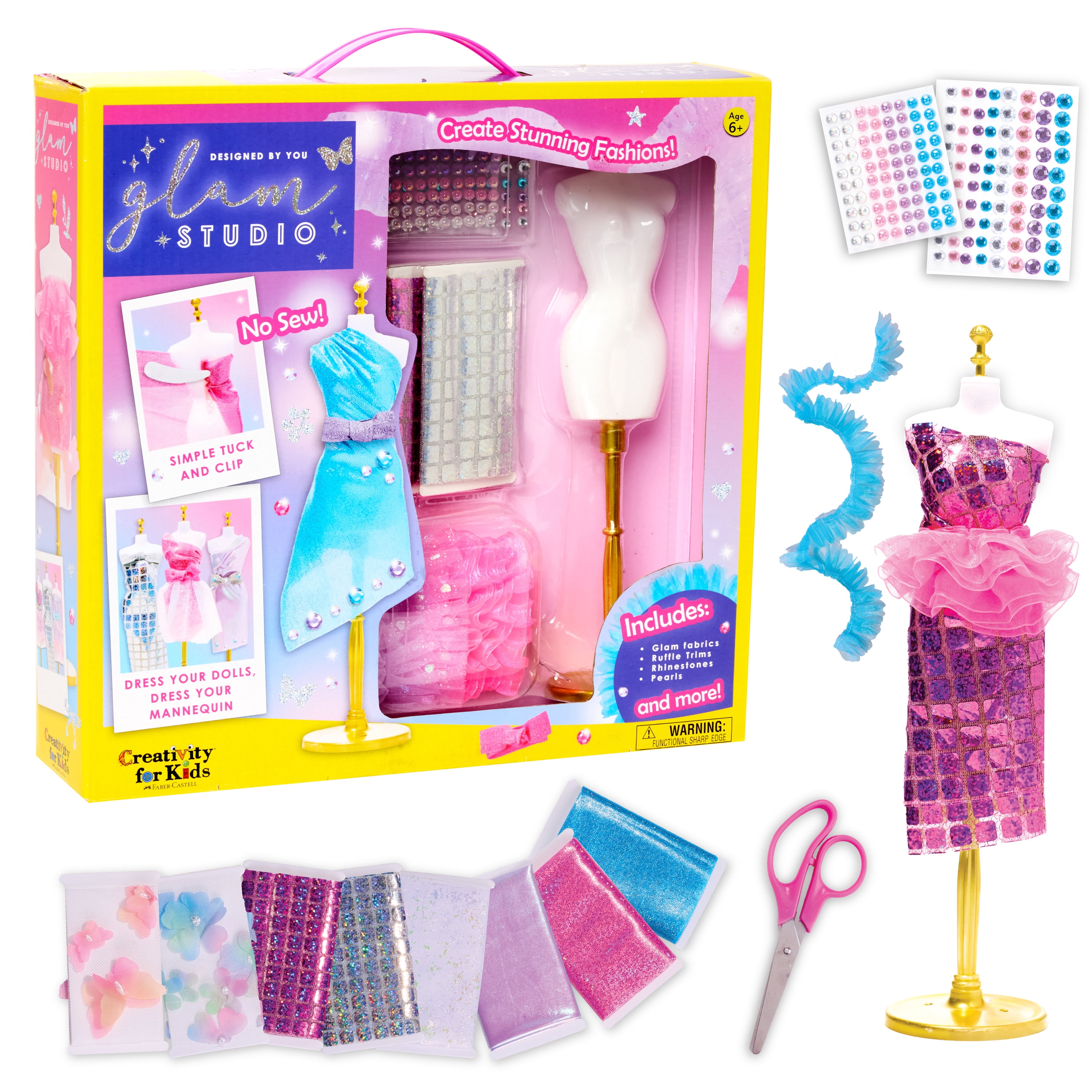white christmas dresses DIY Fashion Design Studio Kit for Kids main image 0