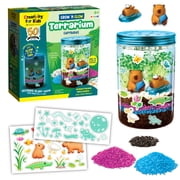 Creativity for Kids Grow N Glow Terrarium Kit - Capybara Spring Crafts | Educational Science Kits, Kids Gifts for Boys and Girls, STEM Projects Ages 6+