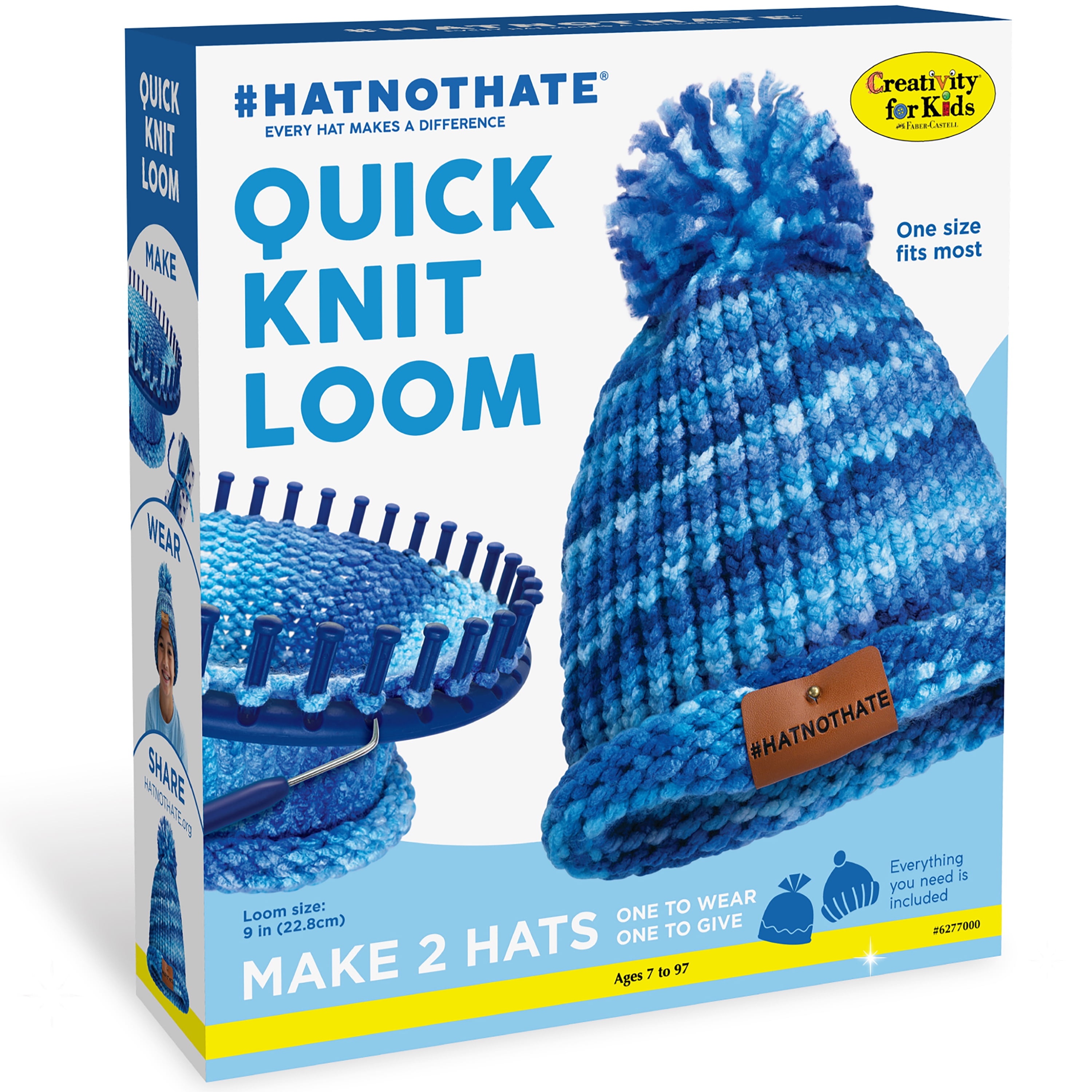 Creativity for Kids Hat Not Hate Quick Knit Loom - Child Craft