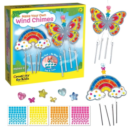 Creativity for Kids Make Your Own Wind Chimes: Outdoor Kids Toys and Arts and Crafts, Gift Set for Ages 6-8+