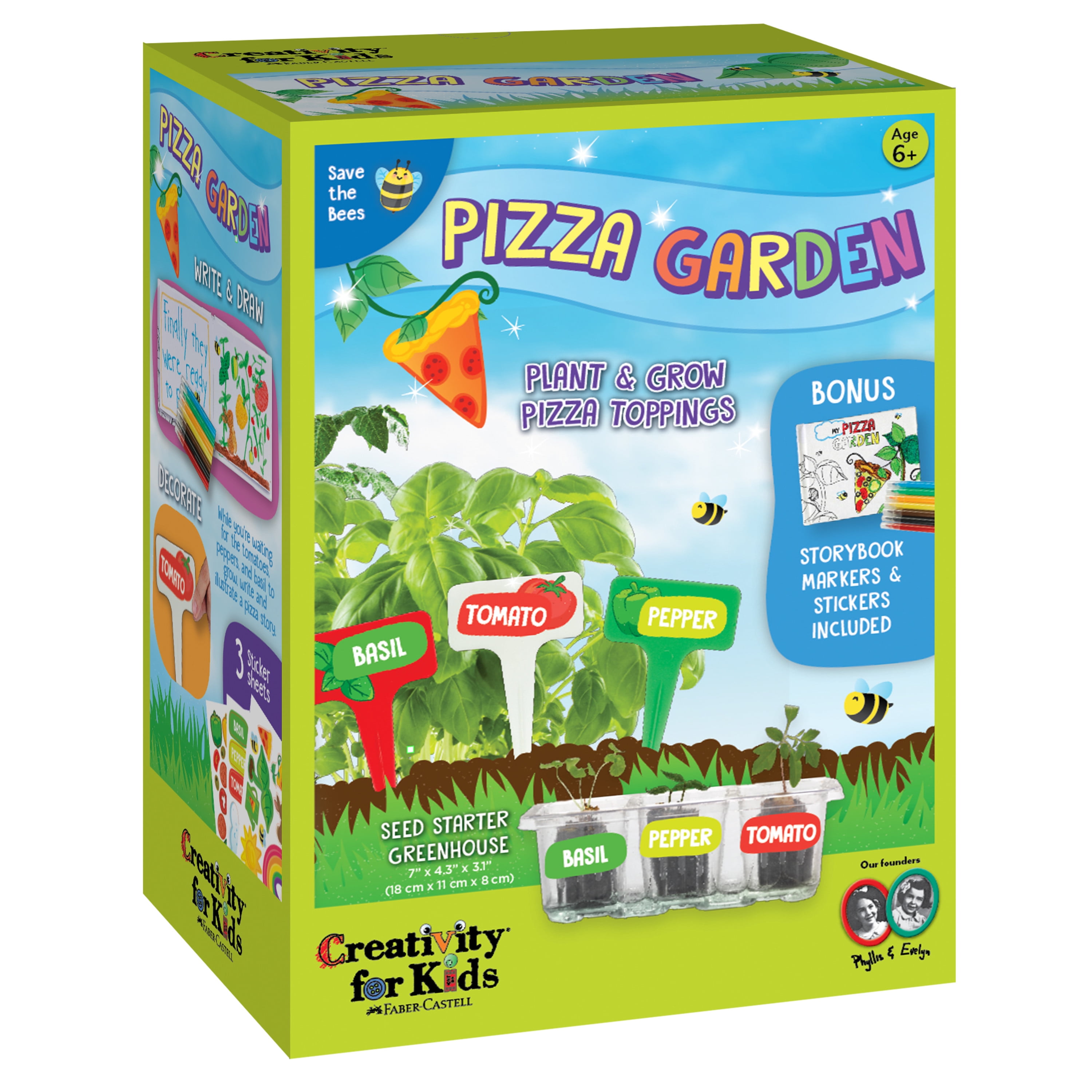 Creativity for Kids Pizza Garden- Child Craft Kit for Boys and Girls, Multicolor
