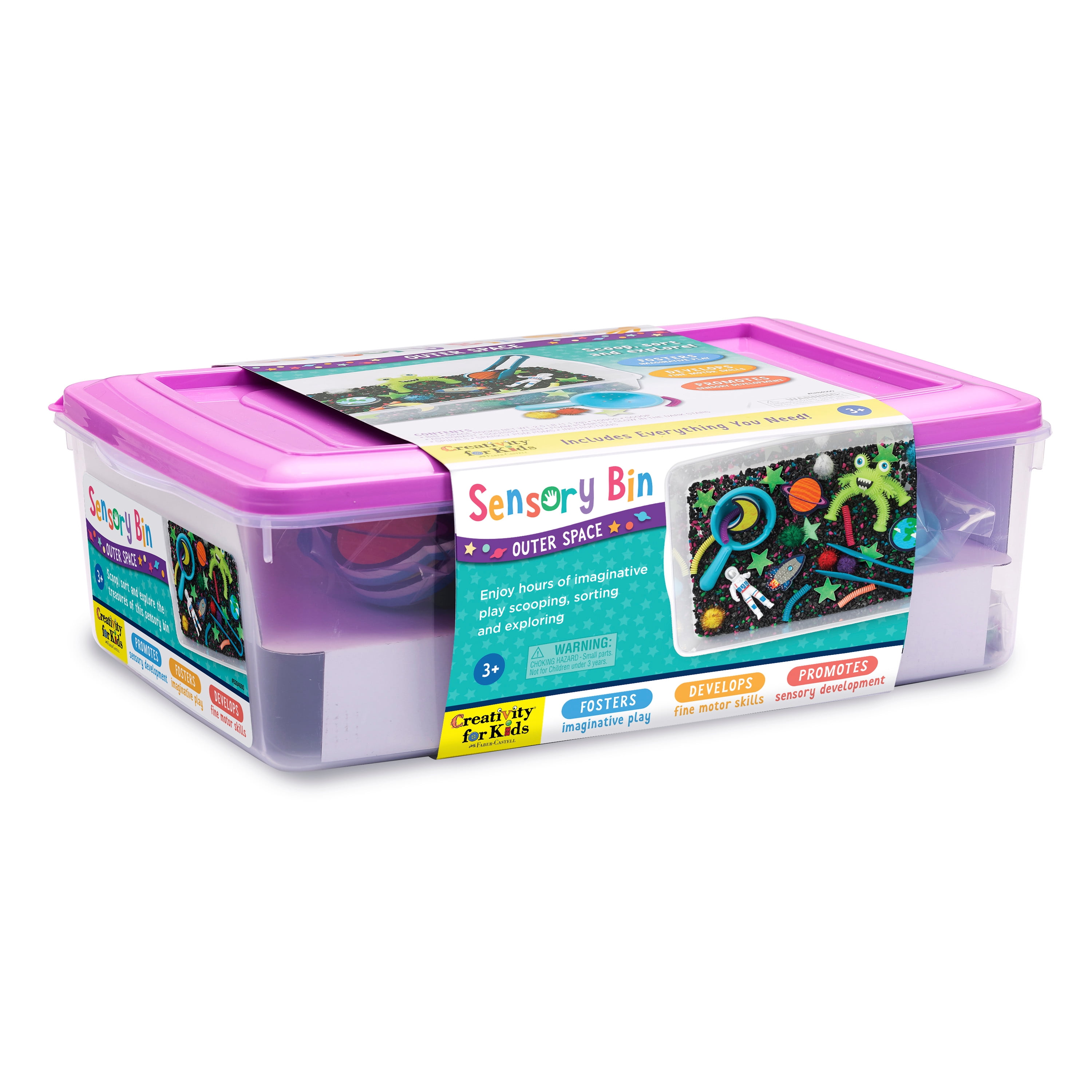 Creativity for Kids Sensory Bin Outer Space Child Sensory Toys and Crafts