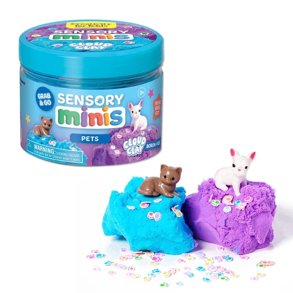 Creativity for Kids Sensory Mini - Pets Easter Basket Filler | Sensory Toy for Toddlers | Pastel Gifts and Travel Activities for Preschools Girls and Boys (Ages 3+)