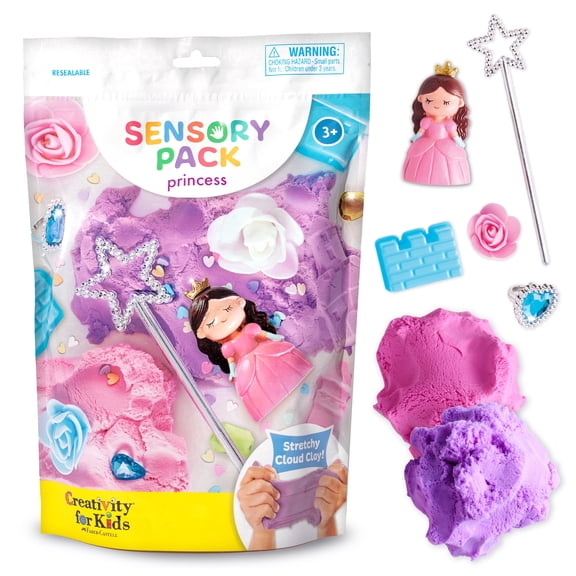 Creativity for Kids Sensory Pack Princess: Toddler Crafts and Travel Toys, Sensory Toys for Girls