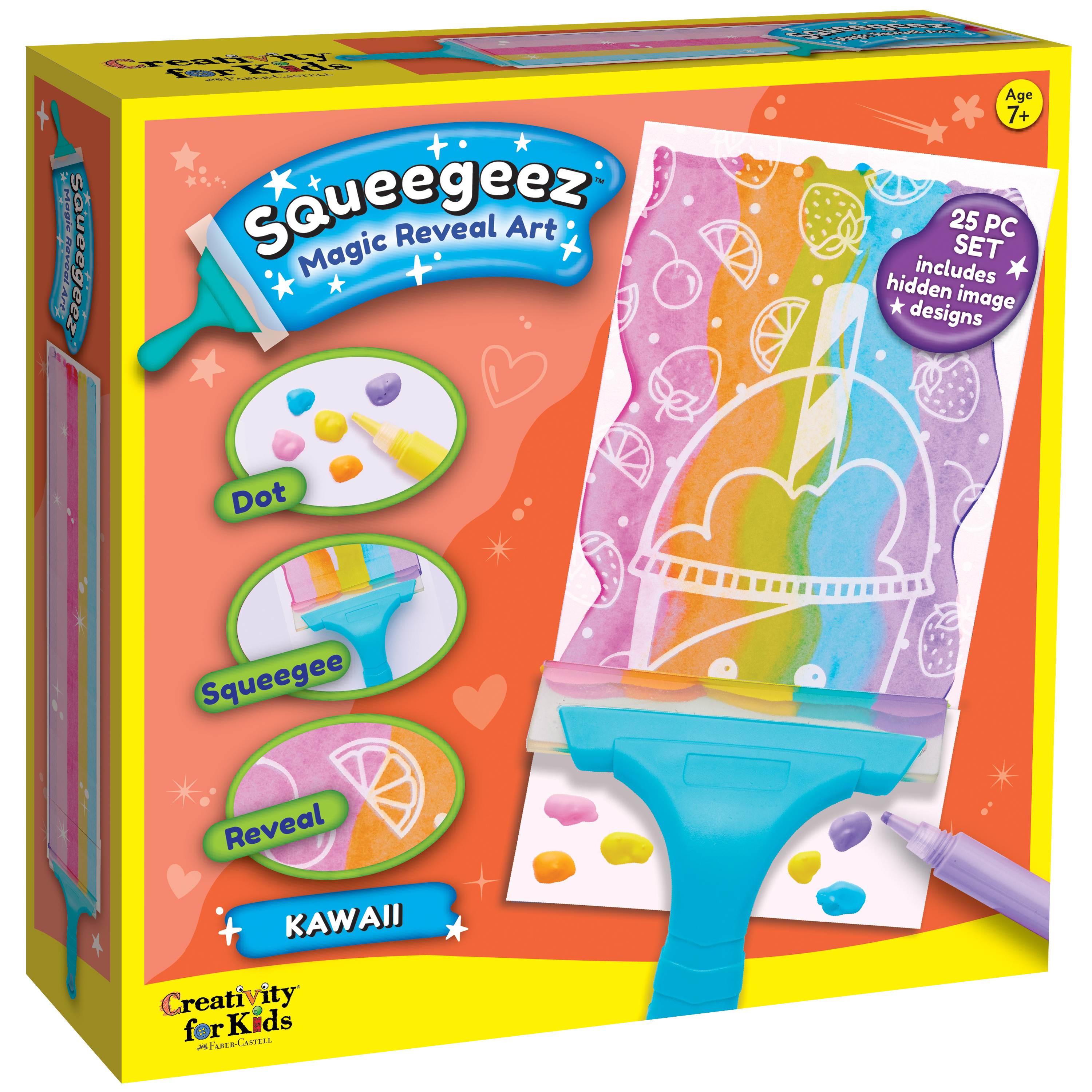 Creativity for Kids Squeegeez Magic Reveal Craft Kit Kawaii, Gifts for