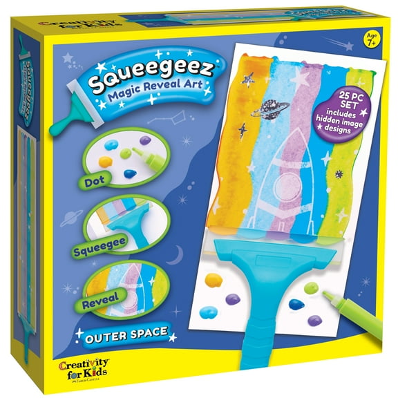 Creativity for Kids Squeegeez Magic Reveal Kit: Outer Space Kids Crafts for Boys Ages 7-12+