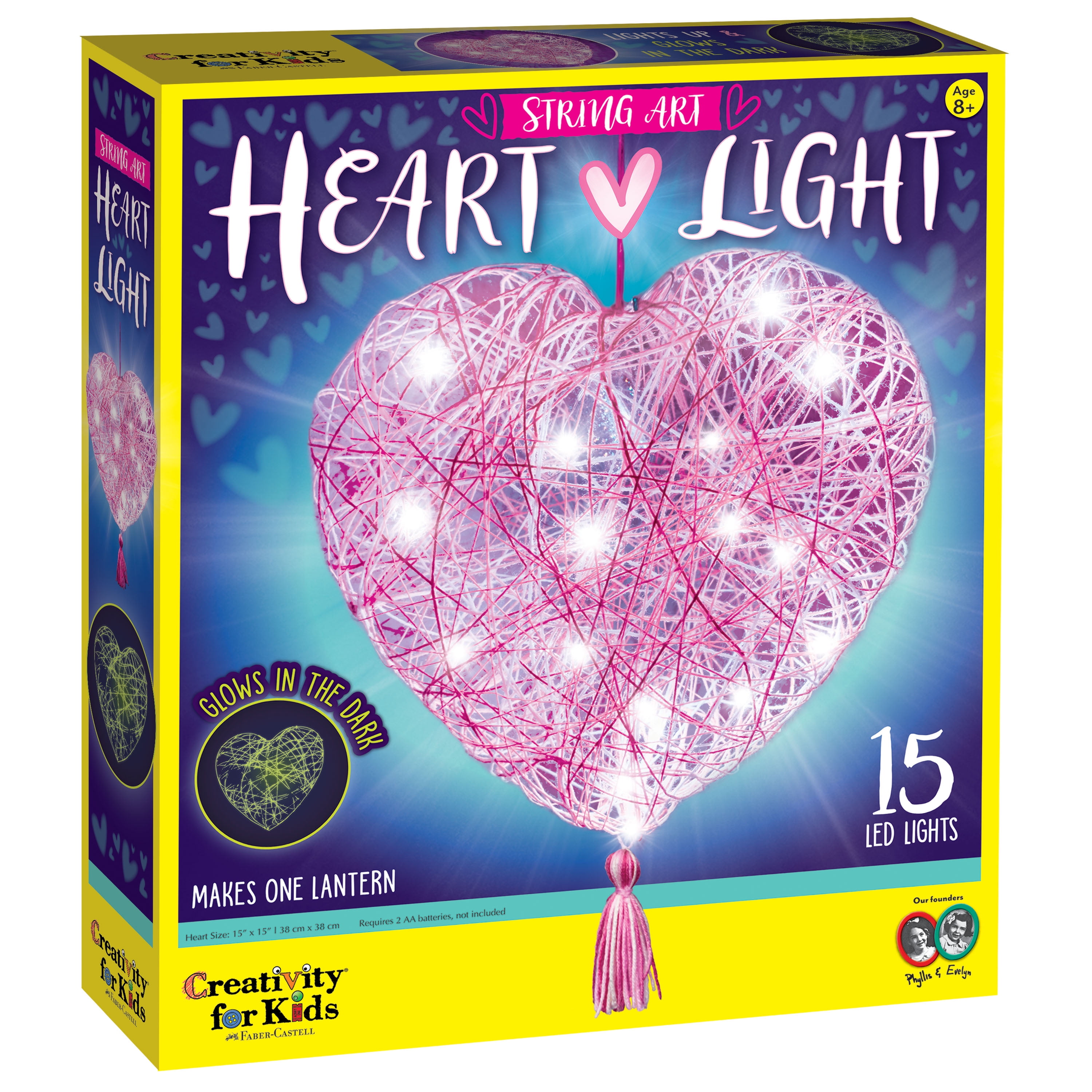 Crafts Art Kit For Kids,3d String Art Kit With Glowing Heart And Star  Lantern Will Inspire Imagination Which Is Ideal Crafts Gifts That Suitable  For Ages 8-12 Years Boy And Girls 