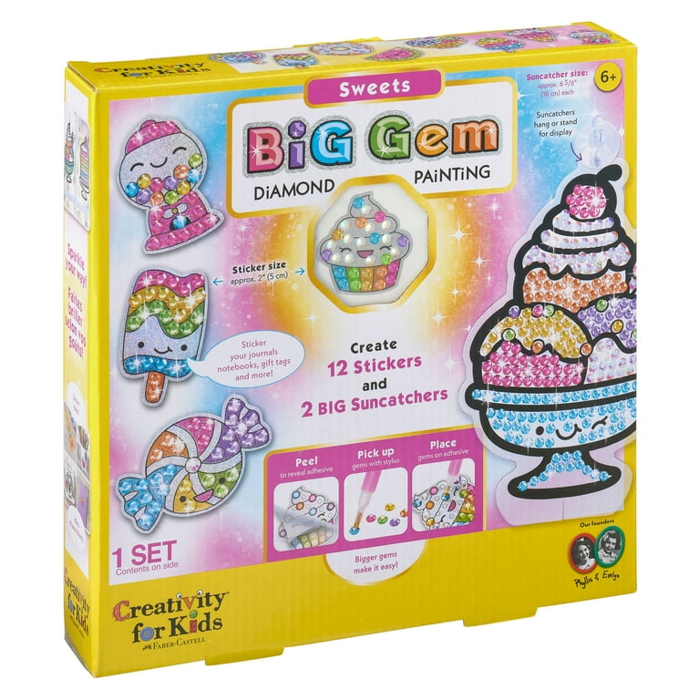 Creativity for Kids® Sweets Big Gem Diamond Painting - Walmart.com Creativity for Kids® Sweets Big Gem Diamond Painting - Walmart.com