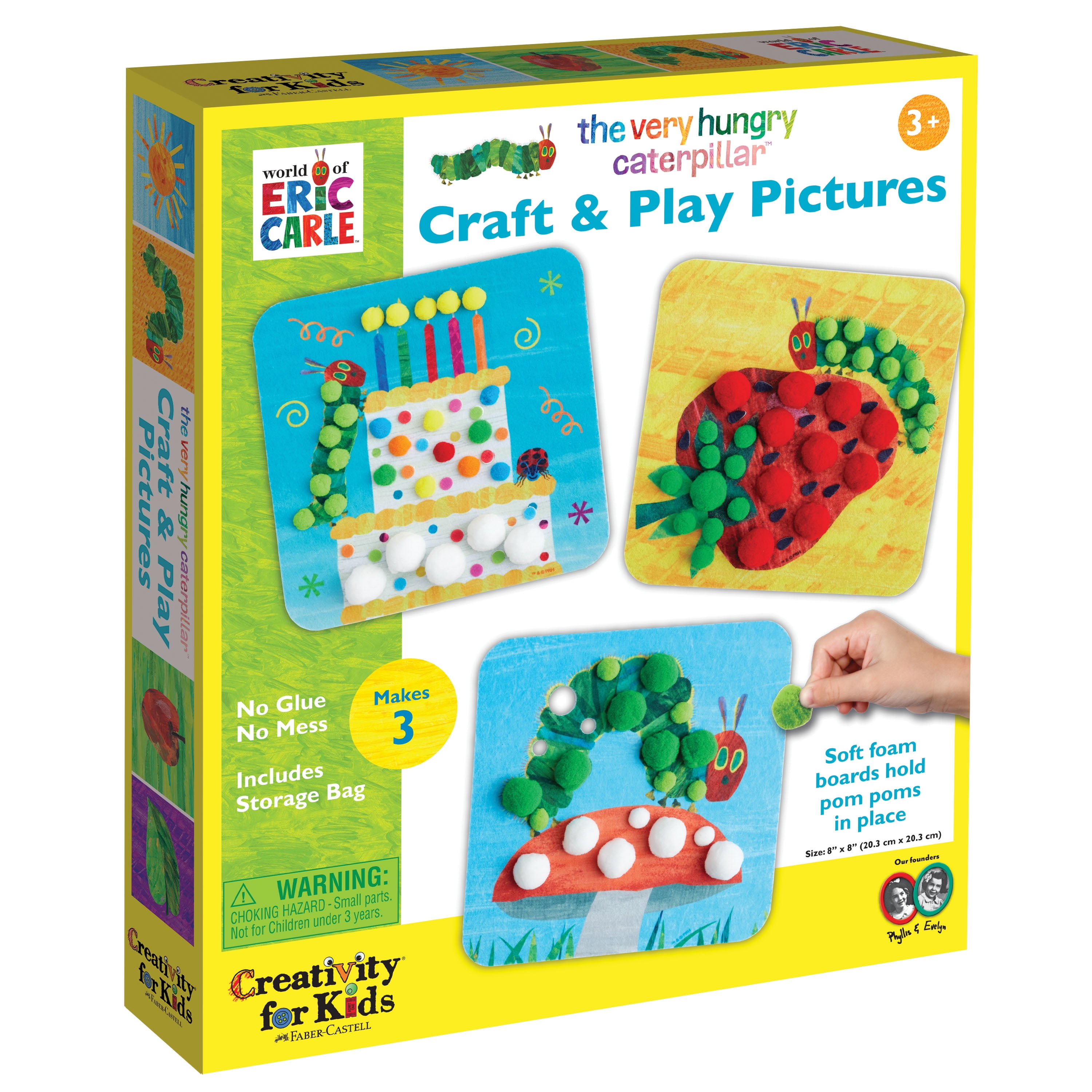 Colorful Pom Pom Caterpillar Craft Kit for Kids