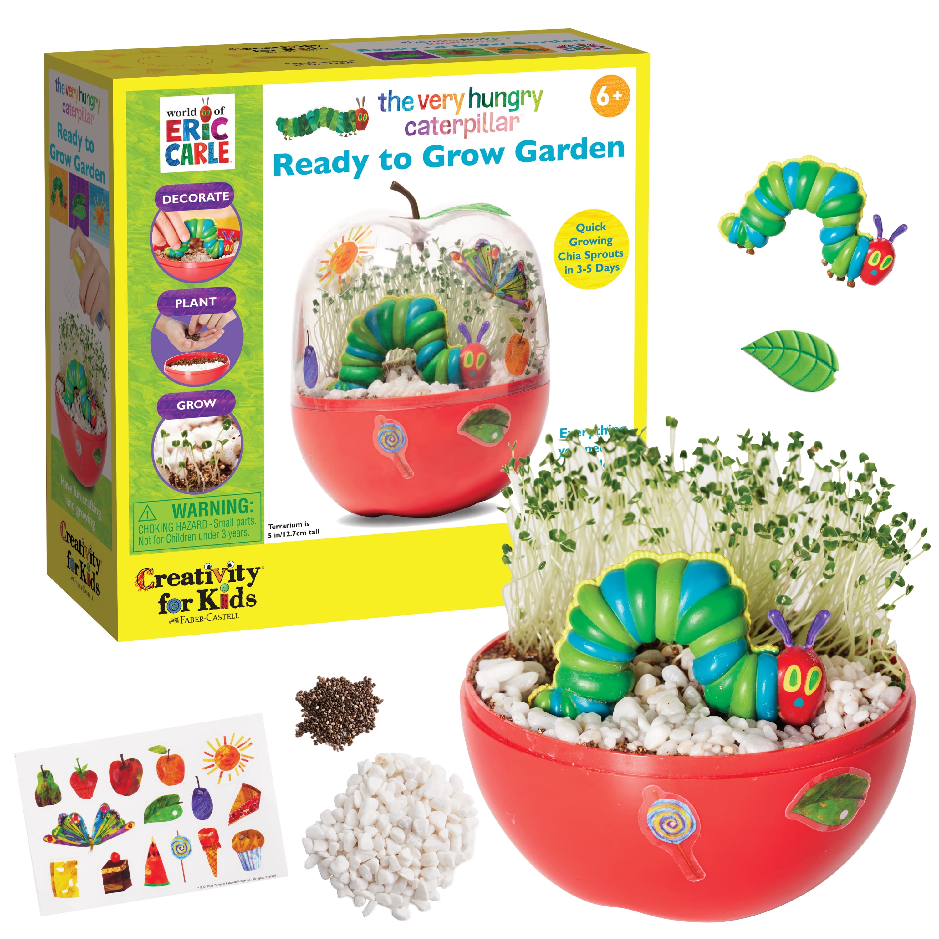 Creativity for Kids The Very Hungry Caterpillar Ready to Grow Garden Kit - Crafts for Kids Ages 6+