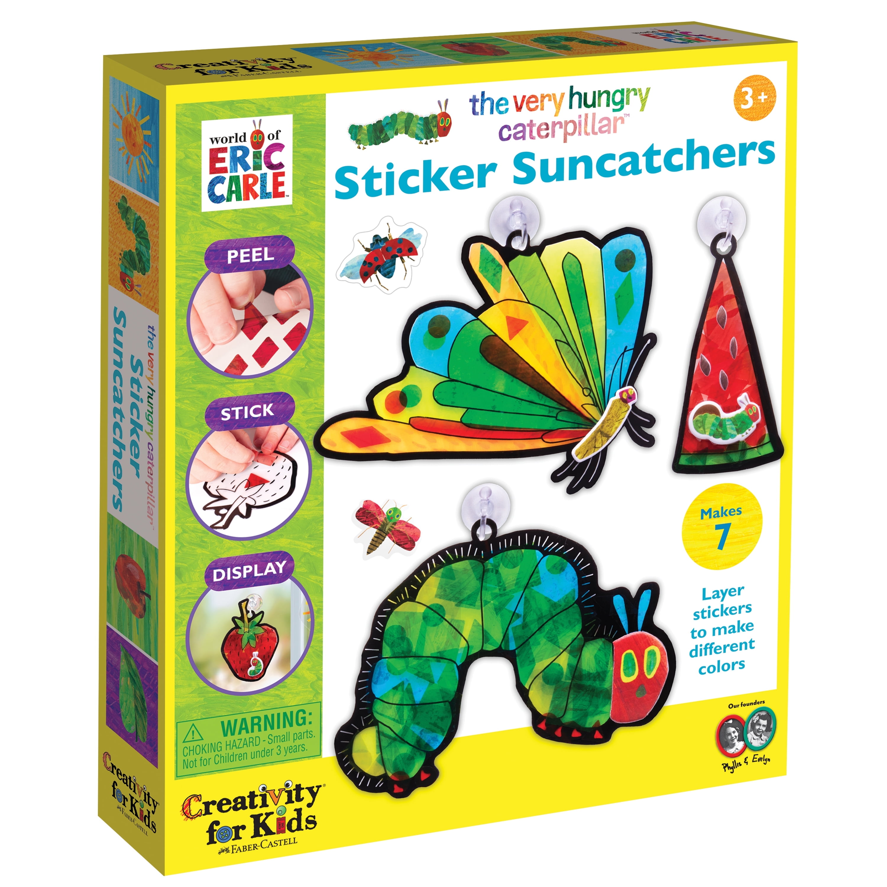 Creativity for Kids The Very Hungry Caterpillar Sticker Sun Catchers, Toddler Crafts
