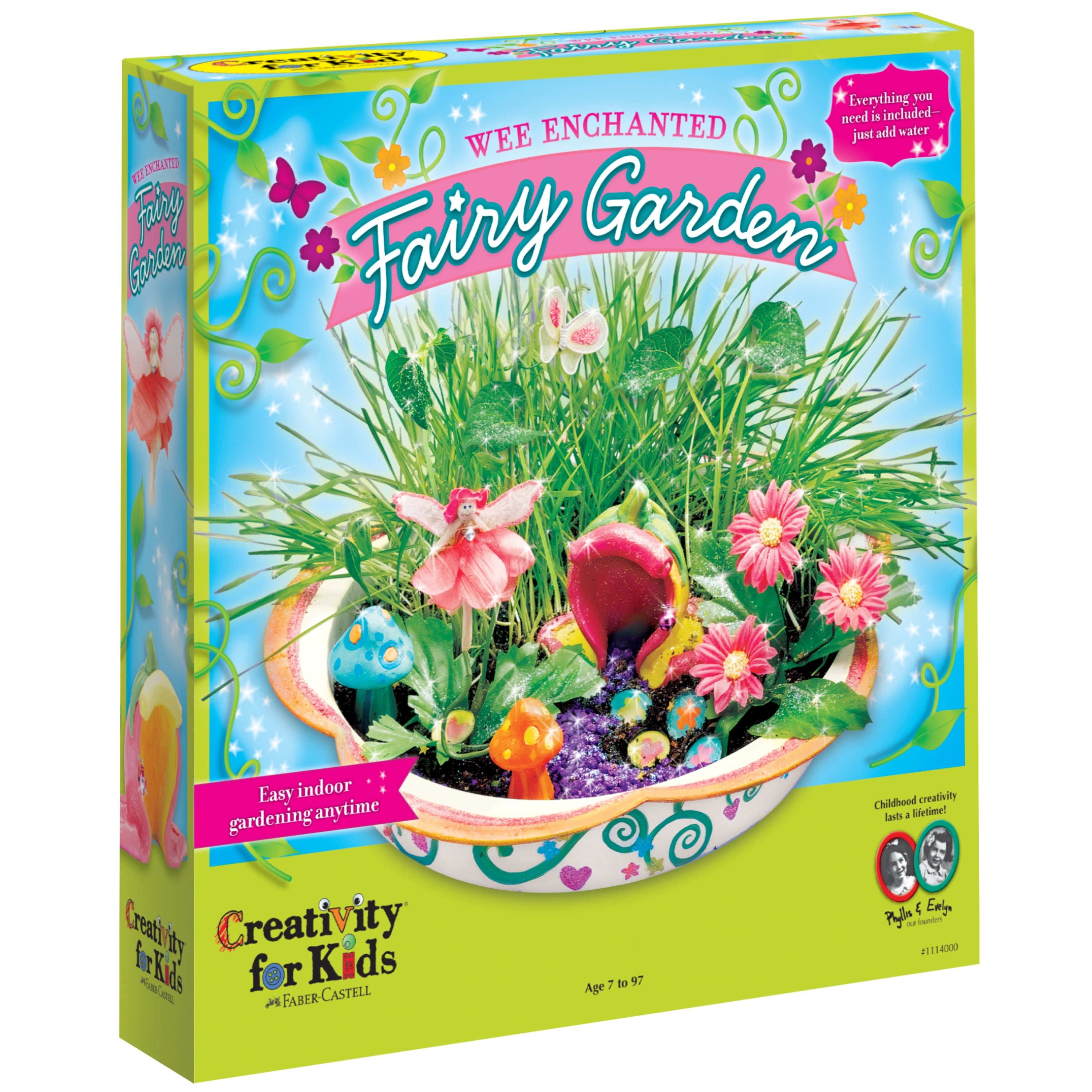 GirlZone Fairytale Set 45-Piece Fairy Stationery Kit Storybook Box  Christmas Crafts for female Child